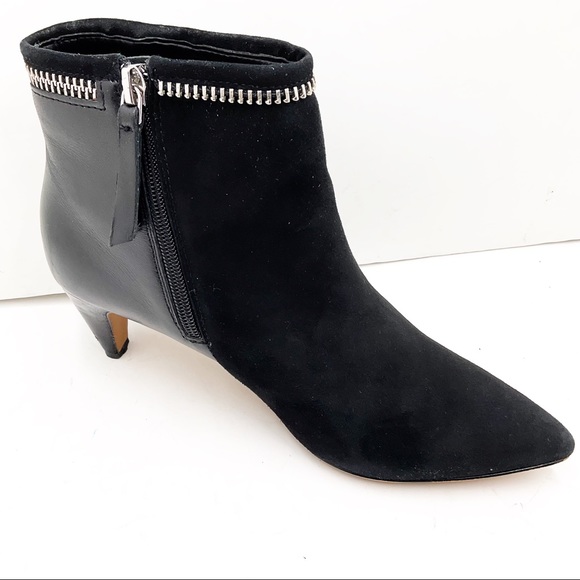 {French Connection} Kordelle Leather Ankle Boots - Picture 1 of 16